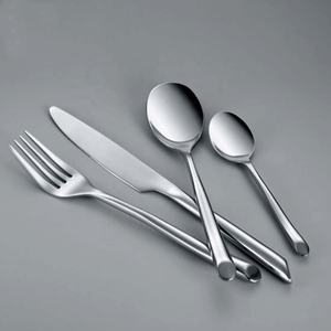 New Metal Silver Plated Stainless Steel Luxury Eco-Friendly Back to School <b>Knife</b> <b>Fork</b> <b>Spoon</b> <b>Set</b> - Product Image 2