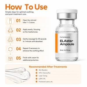 Ampolla de belleza coreana PDRN 5mL, solución hidratante para la barrera cutánea, humectante, optimizador de la piel, reafirmante, con brillo. - Product Image 1