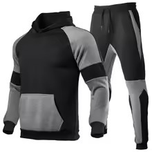 Ensembles de vêtements de sport pour hommes sur mesure de haute qualité, 100% coton, séchage rapide, sweat-shirts, survêtements de jogging, sweats à capuche, pantalons - Product Image 4