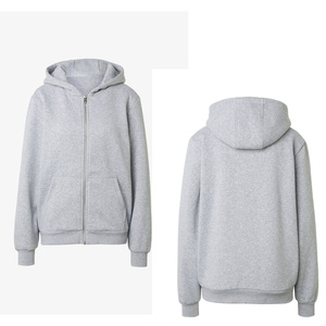 Sweat-shirt à capuche zippé surdimensionné personnalisé pour femme, veste décontractée à capuche, mode, OEM, ODM, vente en gros, marque privée - Product Image 1