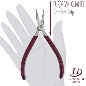 LUMINEX IMPEX LUB=113 <b>Long</b> <b>Nose</b> Stainless Steel Lightweight Smooth Work Jewelry Making Polishing Pliers - Product Image 2