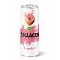 Jus de fruits instantané naturel enrichi en vitamine C, 320 ml, à haute teneur en collagène, saveurs ananas, baies, pomme, raisin, mangue, goyave, pastèque - OEM ODM