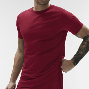 T-shirt en coton uni pour homme, col rond, manches courtes, décontracté, basique, respirant, doux, vêtement tendance - Product Image 1