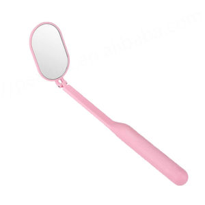 Handheld <b>Lighted</b> Gold-Plated Eyelash Beauty <b>Mirror</b> Portable Stainless Steel Inspection Tool for Salon <b>Makeup</b> and Lash Extension - Product Image 6