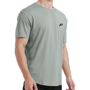 Custom Athletic Plain Crew Neck Men's T-<b>Shirts</b> Lightweight Breathable Casual Gym Training Tee Wholesale USA Supplier <b>Y2K</b> - Product Image 5