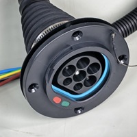 Für Elektromotorräder E-Bike-Ladegerät 3,5 kW 16 A Tragbare Typ-2-EV-Ladepistole EU-Standard-Anschlussbuchse EU-Stecker