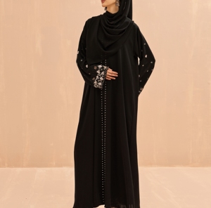 New 2026 Dubai Beautiful Black Traditional Islamic Clothing for Women Saudi Arabia Abaya Dubai Abaya Muslim Clothing Gulf Cloth - Product Image 5