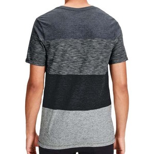 สินค้ามาใหม่ คุณภาพดี รับผลิตตามแบบ OEM เสื้อผ้าผู้ชายสีตัดกัน ไซส์ใหญ่ เสื้อเชิ้ตผู้ชาย คอวี ผ้าฝ้าย 100% ใส่สบายสำหรับฤดูร้อน - Product Image 4