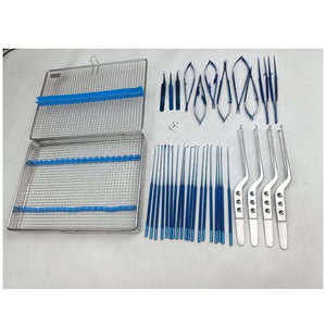 Ensemble d'instruments micro-dissecteurs neurochirurgicaux manuels en acier inoxydable de haute qualité et de précision, marque SIGAL MEDCO, certifiés CE, pour le cerveau - Product Image 1