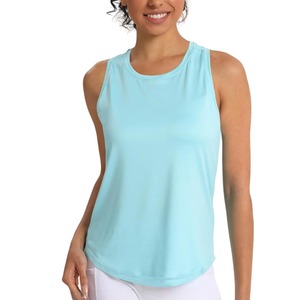 Débardeur tendance pour femme en tissu extensible, conçu pour l'entraînement physique, la course à pied et les activités de plein air - Product Image 1