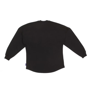 Camiseta de Manga Larga con Cuello Redondo para Mujer, Estilo Deportivo, Holgada, de Color Sólido, Informal, para Otoño, Talla Grande - Product Image 2
