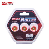 Kit Roller Variator Sepeda Motor KAMTHA untuk YAMAHA Mio I 125 Suku Cadang dan Aksesoris 15*12 10g Set Pulley Mio Sporty Roller Weight