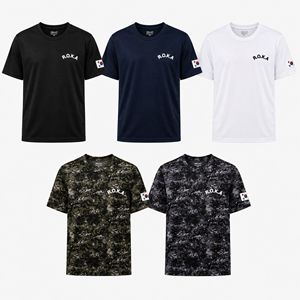 ROKA China เสื้อยืดคอกลมแขนสั้นลายพรางสำหรับผู้ชายและผู้หญิง โพลีเอสเตอร์ 100% น้ำหนักเบา 200 กรัม ทรงปกติ สวมใส่สบาย สไตล์ลำลอง - Product Image 2