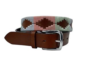 Ceinture en cuir Polo d'Argentine, couture à la main, design Polo avec boucle argentée. - Product Image 5