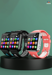 QC AX07 Kids Android Smartwatch 4G Navegación GPS WiFi LBS Cámara dual Videollamada GPS Tracker 1,54 \ "Touch AI Voice Assistant - Product Image 3