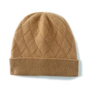 Gorros de punto holgados con logo personalizado al por mayor, gorros de esquí cálidos con diseño jacquard, gorros 100% acrílicos jacquard - Product Image 2