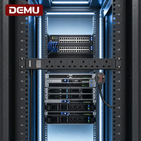PDU industriel 1U pour montage en rack, 6 prises de type E françaises, disjoncteur 1P, alliage d'aluminium