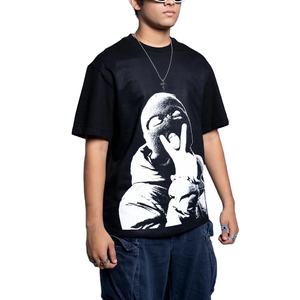 ออกแบบเสื้อยืดสกรีนลายสไตล์ของคุณเอง ดีไซน์ไม่ซ้ำใคร สำหรับผู้ใหญ่ ไซส์ใหญ่พิเศษ  ขั้นต่ำในการสั่งซื้อน้อย เสื้อผ้าสตรีทแวร์สำหรับฤดูร้อน - Product Image 4