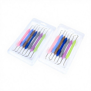 High Quality Manual Dental Filling Instrument Kit for Dental Surgery Procedures 6 PCS Reusable German Stainless Steel Made - Product Image 6