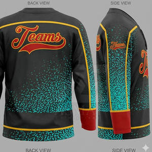 Jersey de Hockey Sublimado Directo de Fábrica, Ropa Deportiva Personalizada para Equipos, Secado Rápido, Ropa de Entrenamiento para Pista de Hielo - Product Image 5