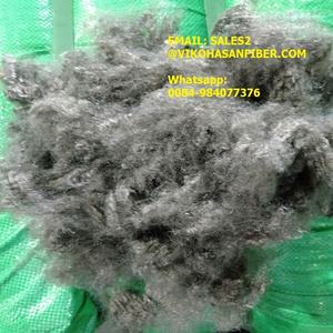 Haute qualité 15D HS marron Vikohasan OEKO-TEX fibre de polyester discontinue certifiée GRS recyclé 15 deniers filature siliconée - Product Image 5