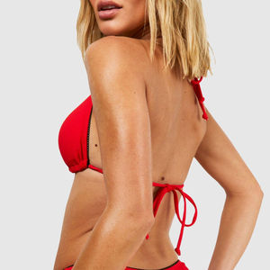 Conjunto de Bikini de Dos Piezas para Mujer, Estilo Sexy, Talla Regular, Logotipo Frontal, Secado Rápido, Alta Calidad - Product Image 5