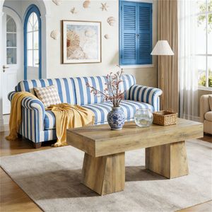 Table basse rectangulaire en bois durable pour usage central - Product Image 4