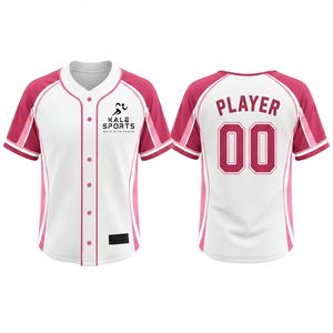 Camiseta de Béisbol de Verano al por Mayor, Sublimada, de Malla Transpirable, Antibacteriana, con Logotipo Personalizado, Tallas Grandes - Product Image 4