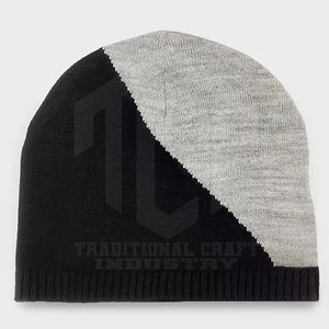 Premium Quality Pakistan Made Jacquard <b>Beanies</b> <b>Hats</b> Custom Design <b>Beanies</b> <b>Hats</b> Wholesale Price <b>Beanies</b> <b>Hats</b> - Product Image 2