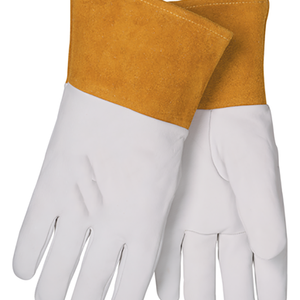 Gants de soudage de haute qualité résistants à la chaleur en cuir de vachette pleine fleur, robustes, antidérapants, respirants, protection des mains, sécurité - Product Image 2