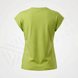 Camisetas de Verano para Mujer, Estilo Nuevo, Personalizadas con Estampado, Casuales, de Algodón y Poliéster, Lisas, de Manga Corta, Nuevas - Product Image 2