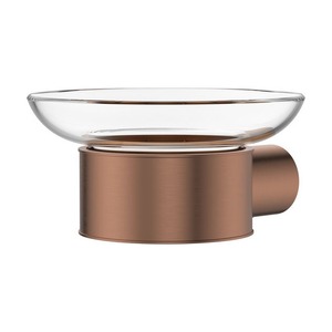 Porte-savon moderne en acier inoxydable, support de salle de bain en métal élégant avec dossier surélevé - Product Image 3