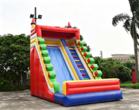 Toboggans gonflables personnalisés pas chers pour aire de jeux, super toboggan gonflable commercial, toboggans aquatiques gonflables