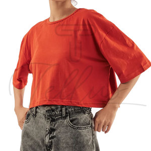 Camiseta Deportiva Corta Formal de Alta Calidad para Mujer, con Cuentas, Logotipo Frontal, Transpirable, de Secado Rápido, Algodón, Fabricante Pakistaní - Product Image 3