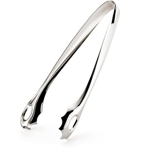 Pince à glaçons en acier inoxydable au design personnalisé, outils de cuisine et de bar, artisanat, finition argentée, pince à glaçons en métal - Product Image 4
