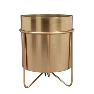 Jardinière en métal créative, pot de fleurs décoratif, conteneur pour plantes d'intérieur et d'extérieur, maison et jardin - Product Image 5