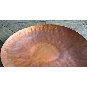 Bol de service sur pied en cuivre plaqué de qualité supérieure, idéal pour les dîners royaux, comme centre de table décoratif, pour fruits et collations, pour la maison et les hôtels - Product Image 1