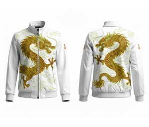 Chaqueta Deportiva con Cierre de Poliéster Sublimado Completo OEM, Ropa para Correr y Hacer Ejercicio, Cálida, Transpirable y de Secado Rápido |   Tallas Hombre Mujer Juvenil - Product Image 2