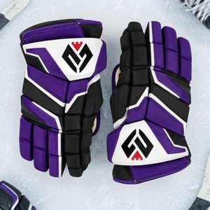 High Quality Custom Left Hand Padded Outdoor Ice Hockey <b>Gloves</b> with Fully Sublimation Print Custom Logo Color with OEM ODM - Product Image 3