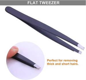 Juego de Pinzas para Pestañas Morje de Acero Inoxidable de Precisión Quirúrgica, 3 Piezas, con Puntas Lisas/Serradas/Dentadas para Pestañas - Product Image 4