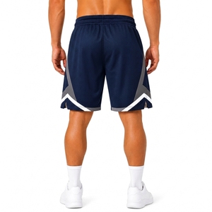 Shorts de sport en mesh pour hommes, personnalisés, séchage rapide, respirants, pour la course à pied, le basketball, l'entraînement, fabricant OEM ODM - Product Image 2