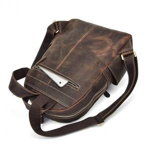 Authentic Vintage Leather <b>Backpack</b> <b>Waterproof</b> Anti-Theft Laptop Rucksack Genuine Leather Shell LBP-0378 - Product Image 3