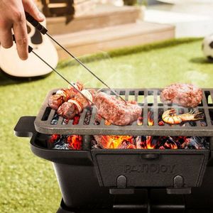 Barbecue de table en fonte robuste pour le camping et les pique-niques - Product Image 6