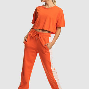 Camisetas cortas personalizadas transpirables para mujer, de ajuste holgado para uso casual de verano, en oferta, precio económico, venta al por mayor, OEM - Product Image 4