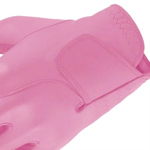 Golf Glove Goatskin Leather Breathable Mesh Full Finger Non-Slip Pull-On Closure Right <b>Hand</b> <b>Men</b> Sports Embossed High Quality - Product Image 4