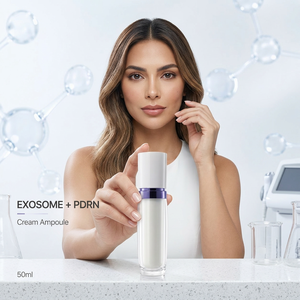 Siero Crema Ampoule Coreano Anti-Età per Viso e Collo con Niacinamide, PDRN e Centella, 50ml, Basso MOQ, per Uso Domestico - Product Image 1