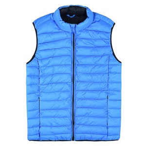 เสื้อกั๊กกลางแจ้งผ้าโพลีเอสเตอร์สำหรับผู้ชายปรับแต่งได้เสื้อแจ็กเก็ตน้ำหนักเบามีแขนกุดให้ความอบอุ่น - Product Image 3