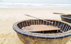 Proveedor de Barcos Coracle de Vietnam – Barco de Bambú, Barco de Pesca Tradicional // Sr. Tom - Product Image 4