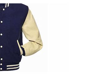 Customized Men's Casual Vintage Style <b>Winter</b> <b>Jacket</b> Cool Streetwear Varsity <b>Leather</b> Bomber for University College Students - Product Image 6