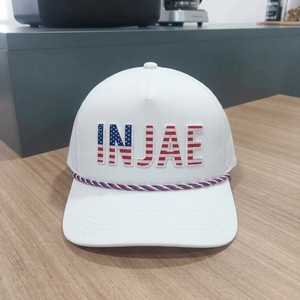 Casquette de golf personnalisée à 5 panneaux, marque privée OEM ODM, avec panneaux perforés découpés au laser de précision, ajustement réglable, faible MOQ - Product Image 3